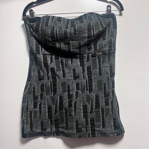 ✨Y2K Black Strapless Tube Top vintage party shirt